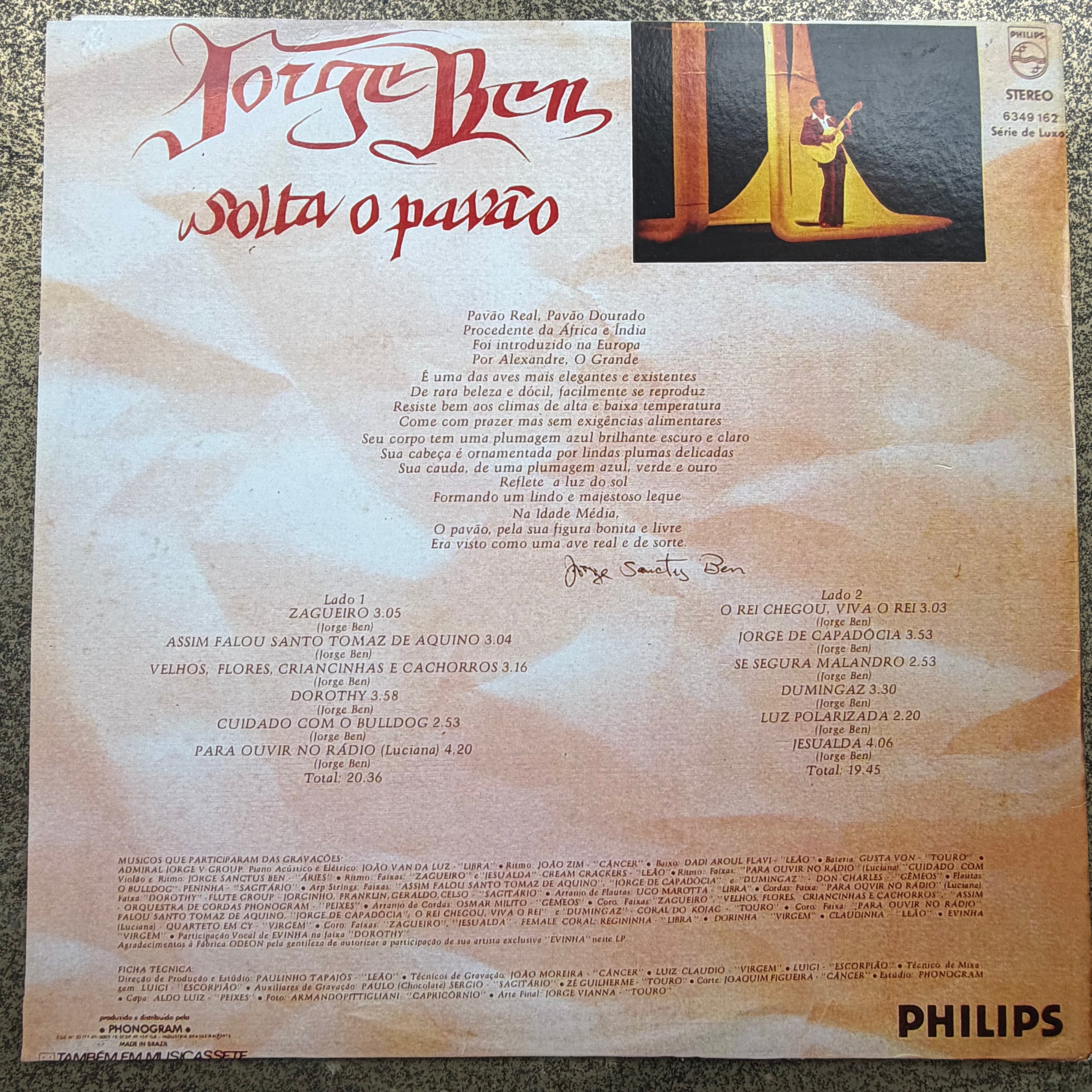 Jorge Ben – Solta O Pavão
