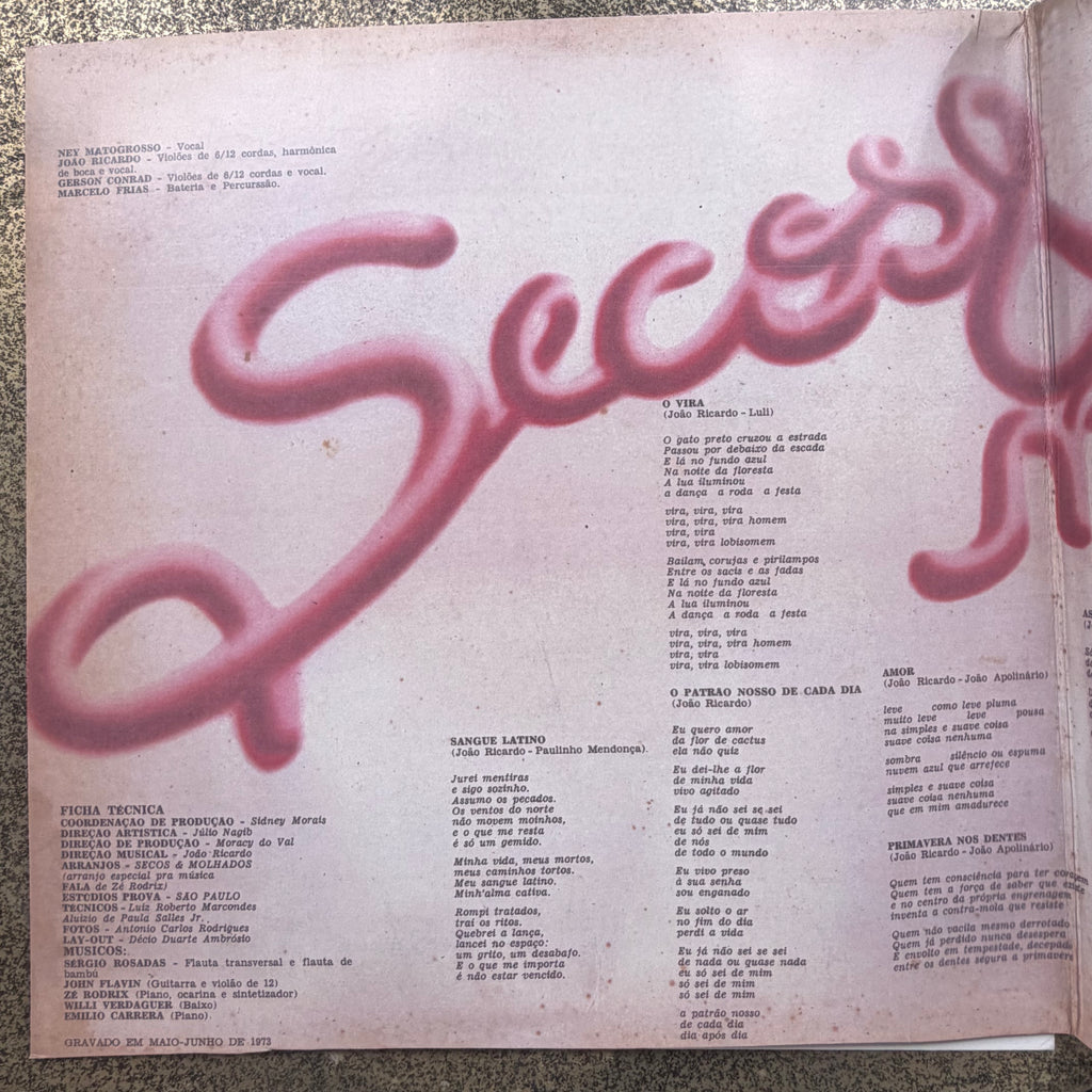 Secos & Molhados – Secos & Molhados