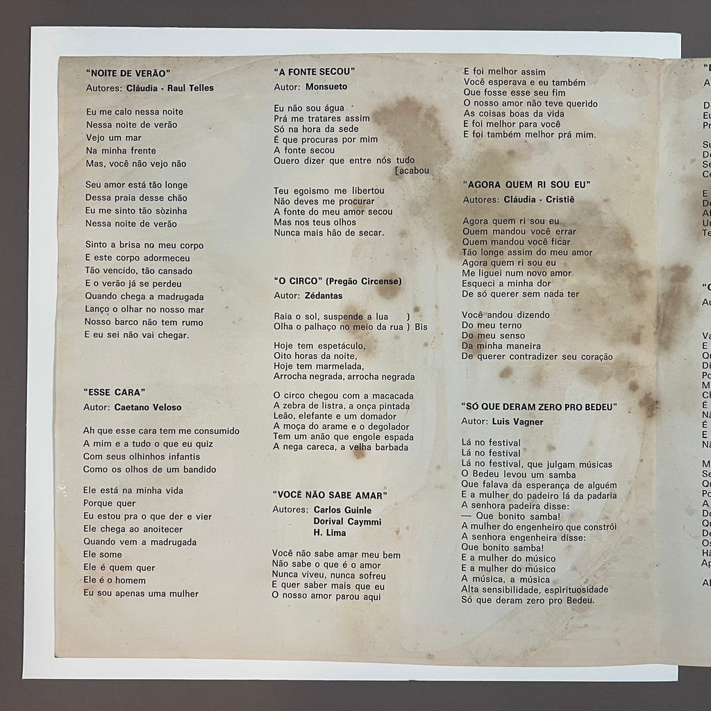 Claudia – Deixa Eu Dizer