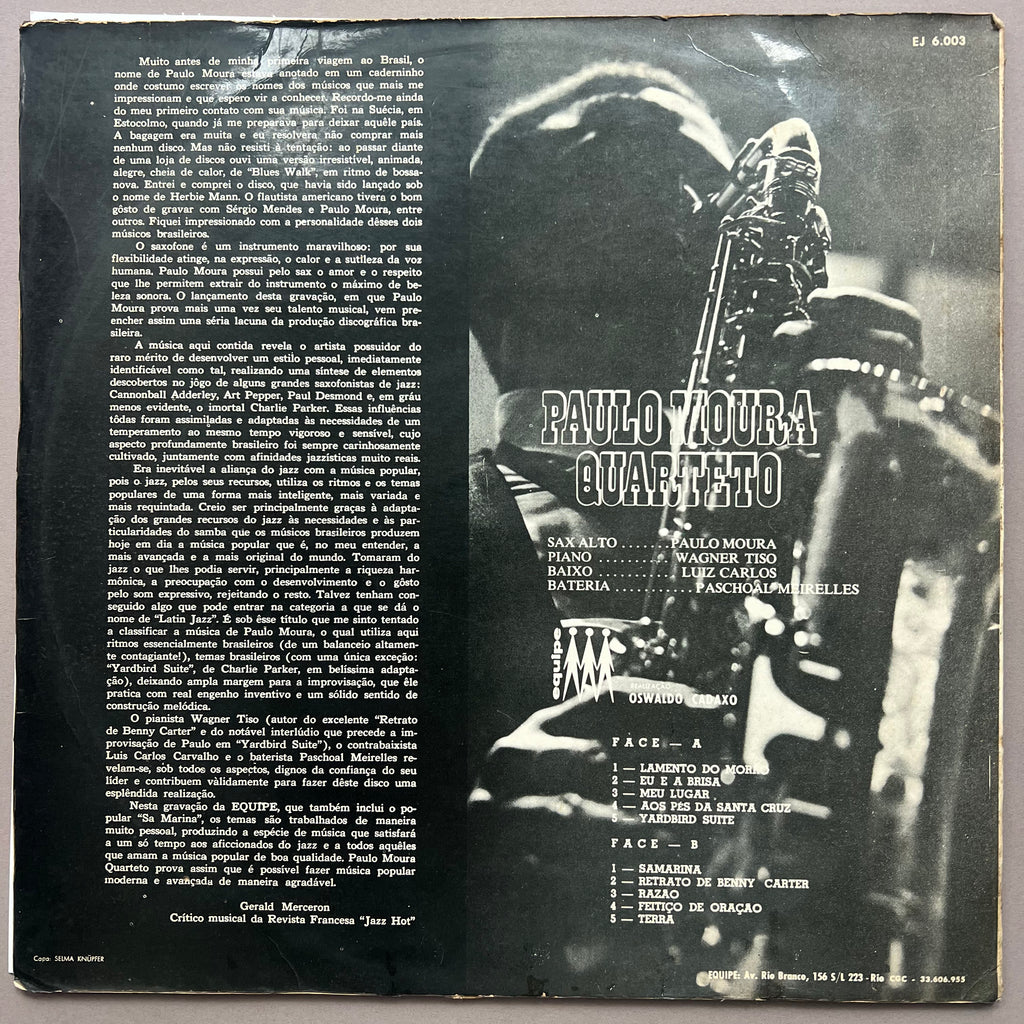 Paulo Moura Quarteto – Paulo Moura Quarteto