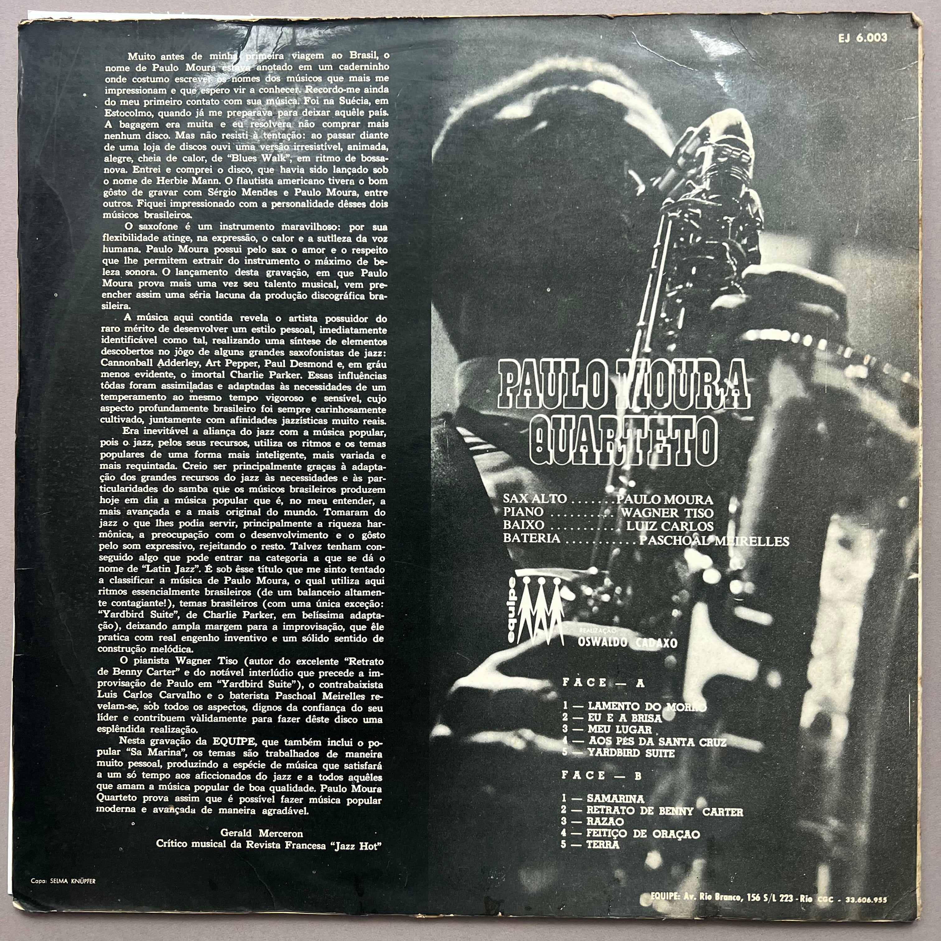 Paulo Moura Quarteto – Paulo Moura Quarteto