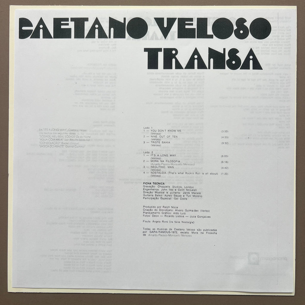 Caetano Veloso – Transa