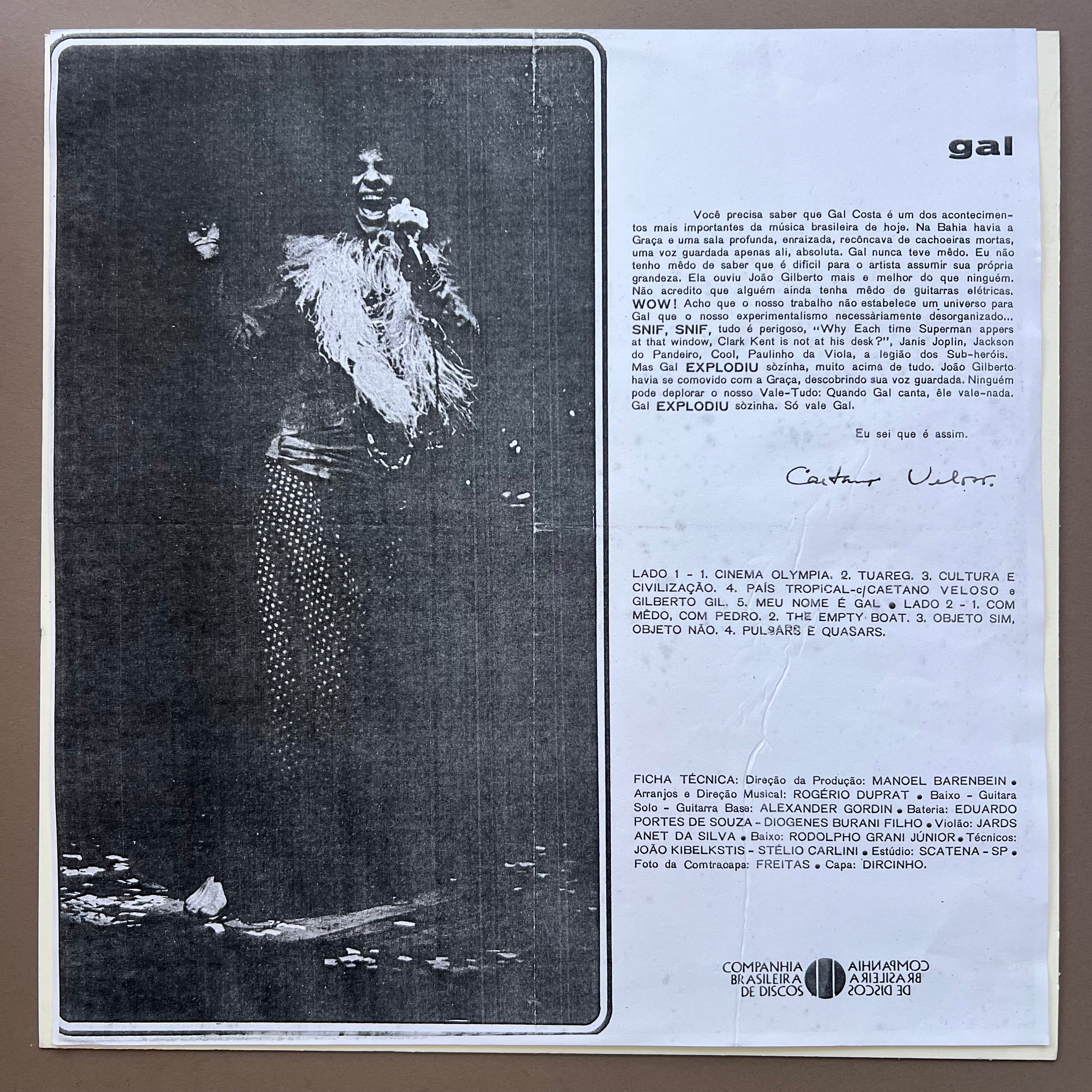 Gal Costa – Gal Costa First Mono Pressing