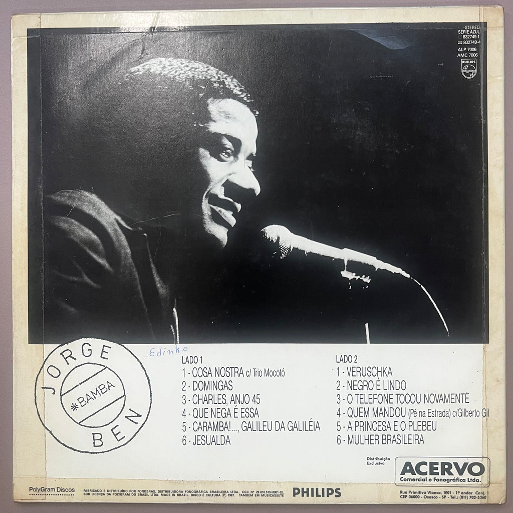 Jorge Ben – Jorge Bamba Ben