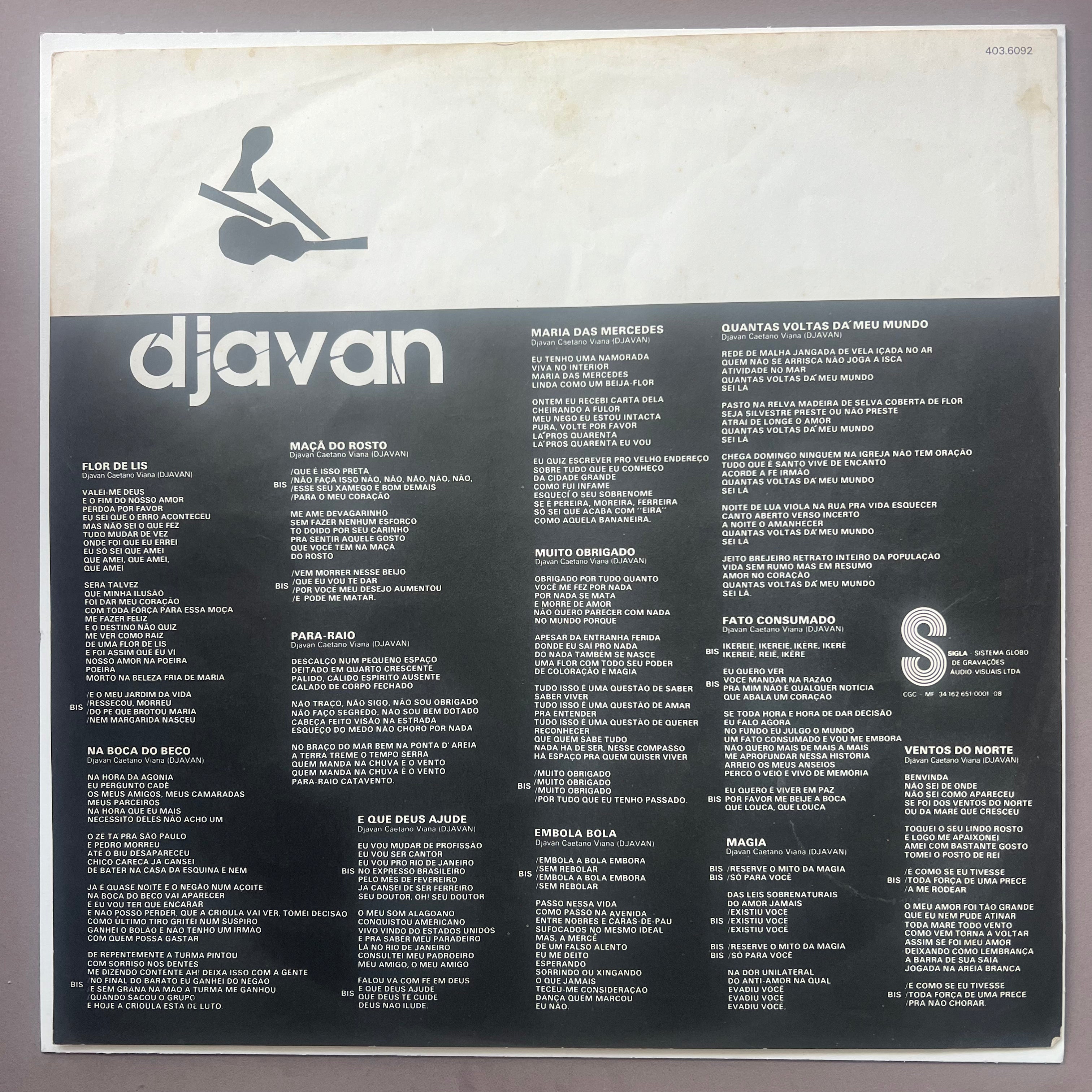 Djavan – A Voz, O Violão, A Música De Djavan