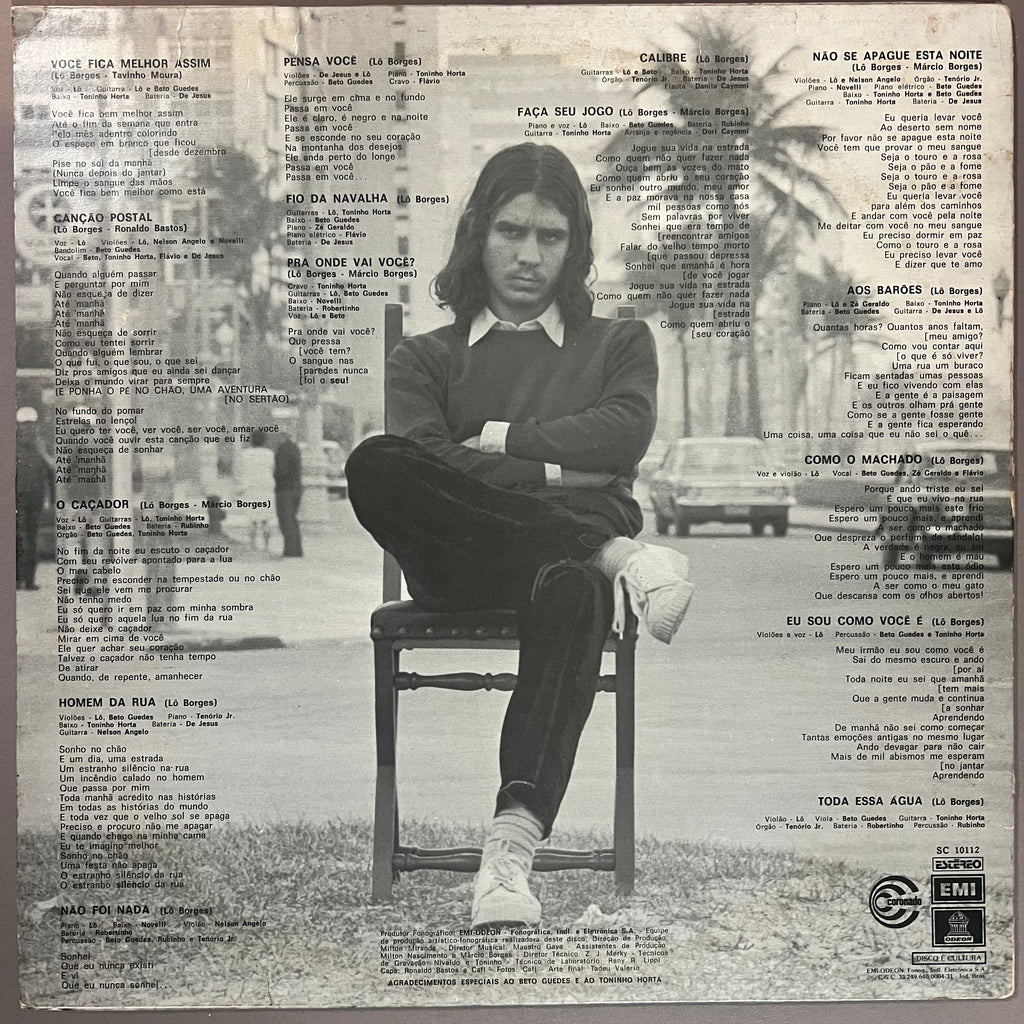 Lô Borges – Lô Borges (red text)